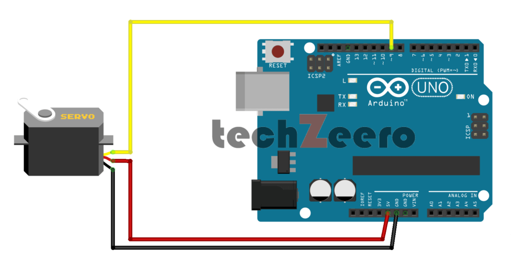 servo motor circuit arduino