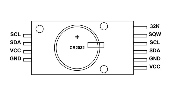 ds3231 rtc pinout