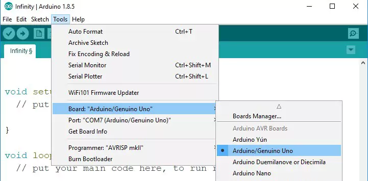 Arduino IDE Setup