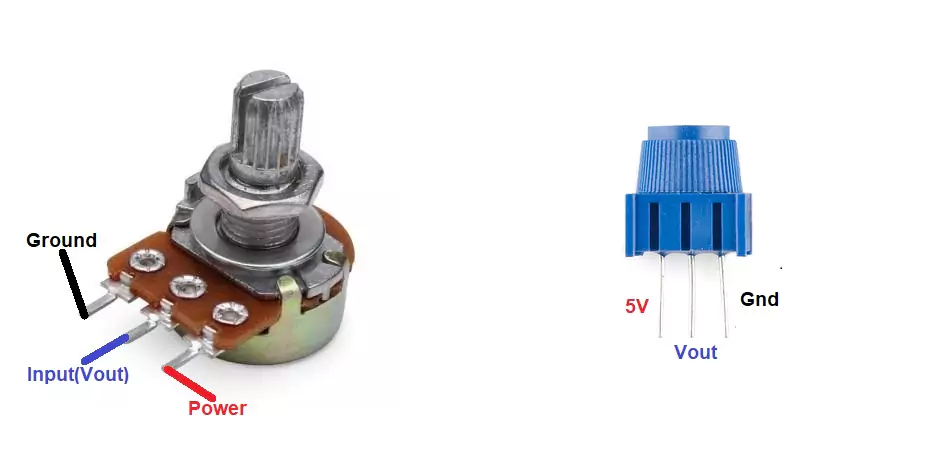 potentiometer pinout