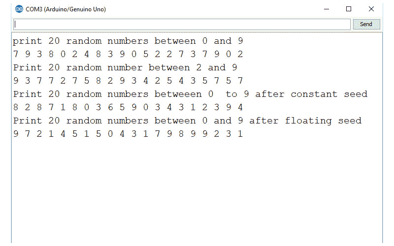 How to Generate Random Numbers using Arduino