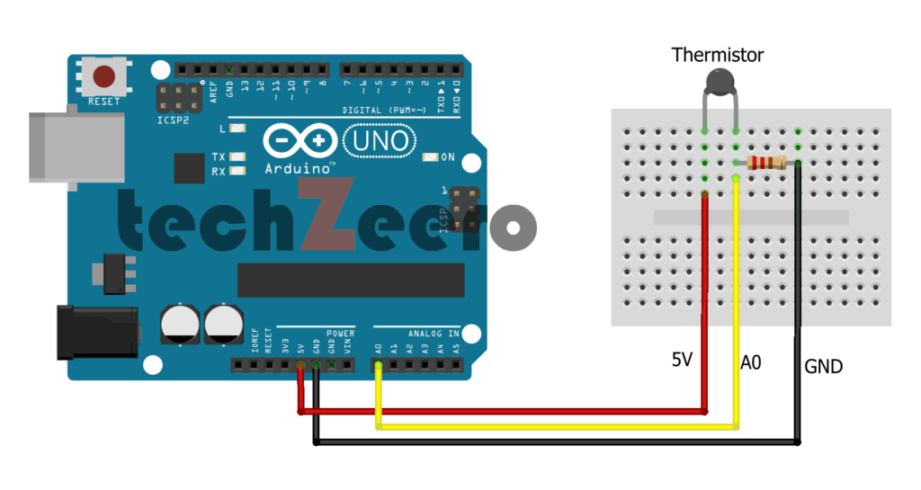 Circuit Diagram For Thermistor With Arduino